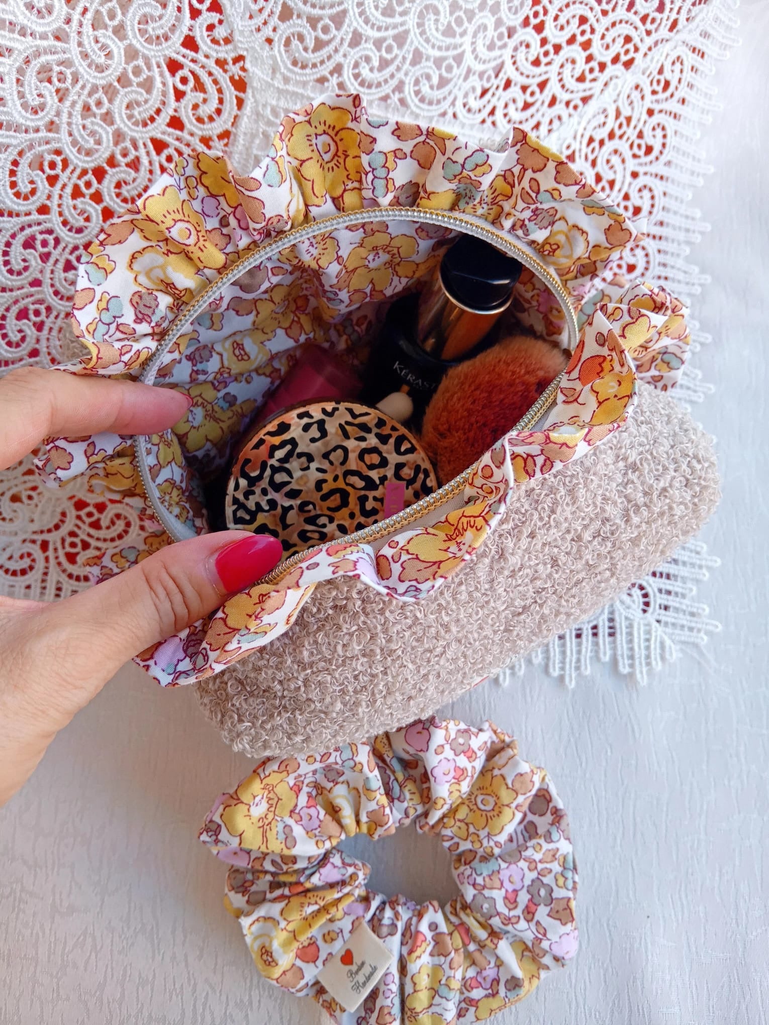 Beauty Bag Teddy con Volant