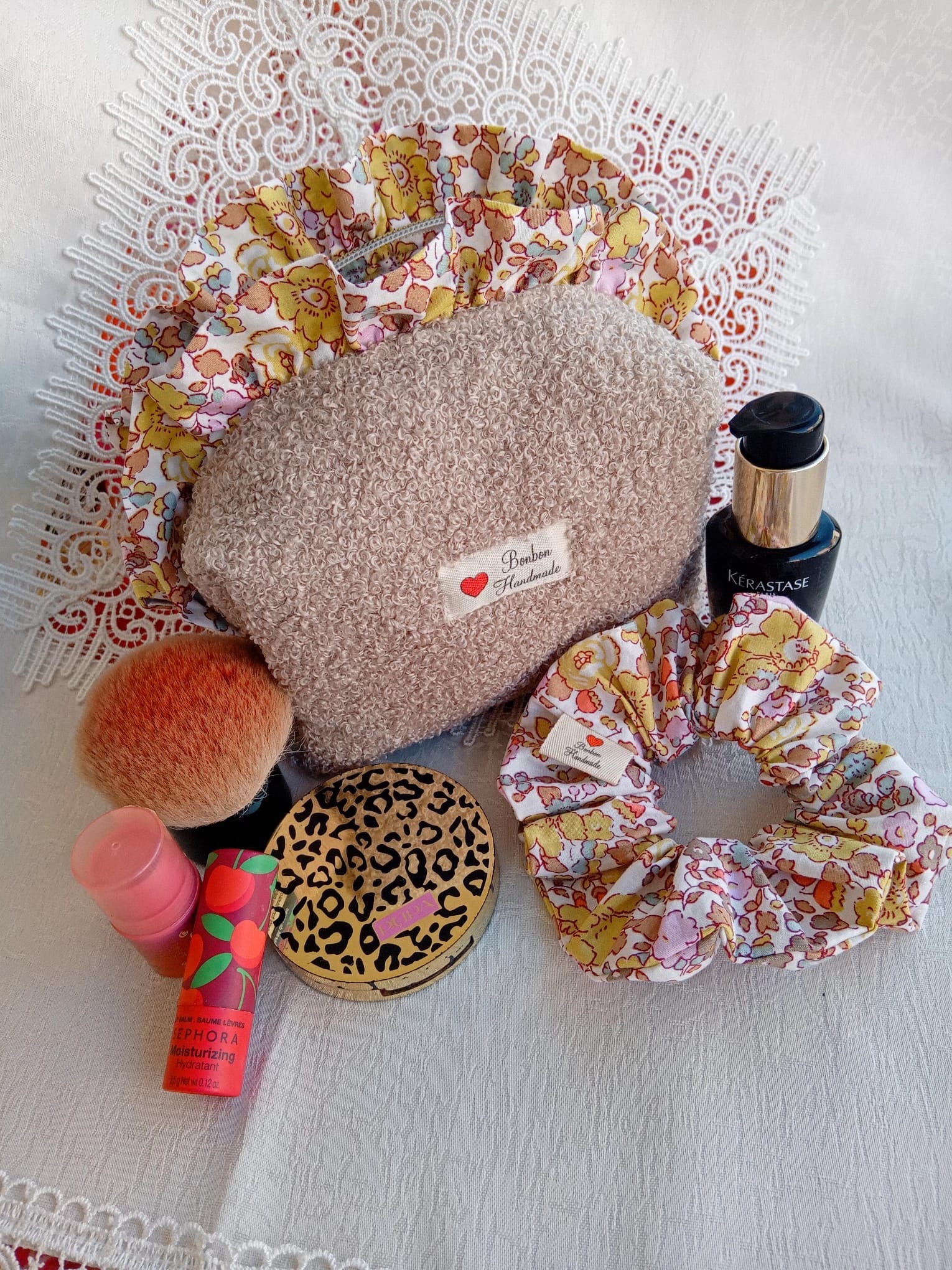 Beauty Bag Teddy con Volant
