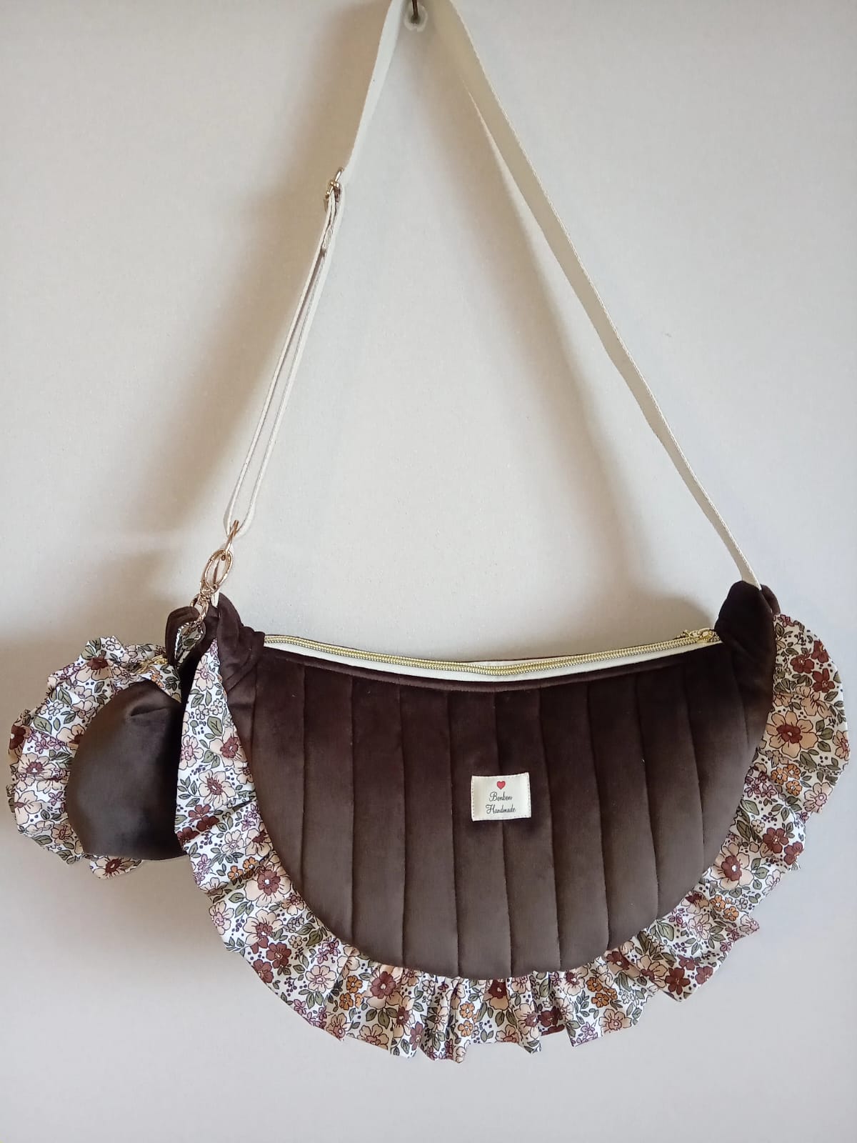 Borsa Croissant Velvet Chocolate