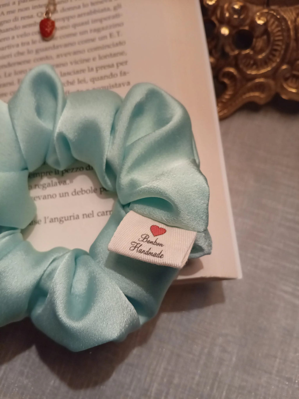 Scrunchie Raso Tiffany