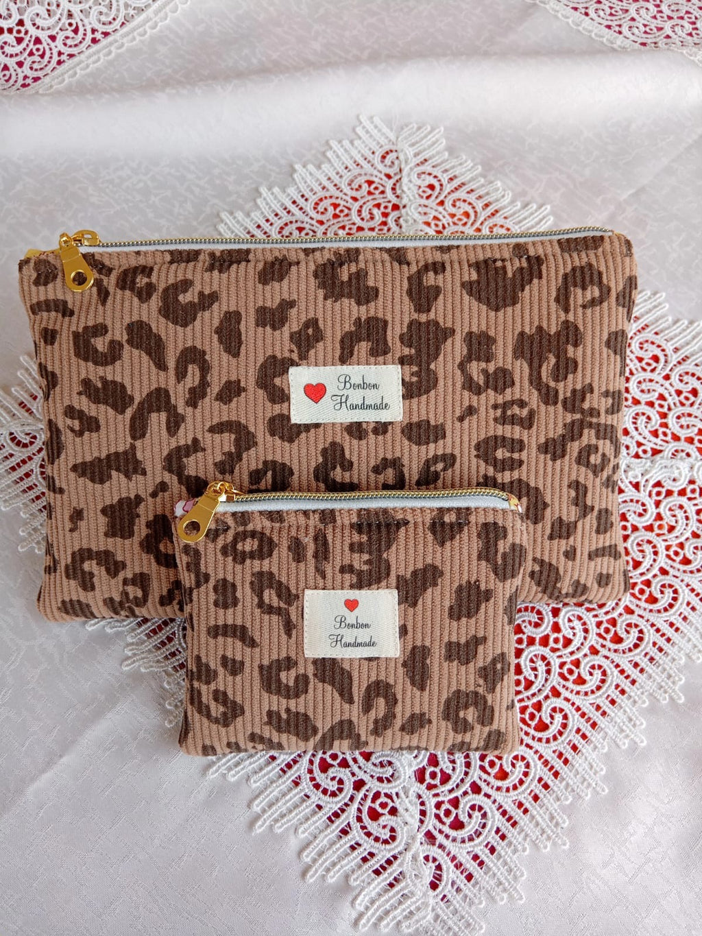 Pochette Velvet Leopard