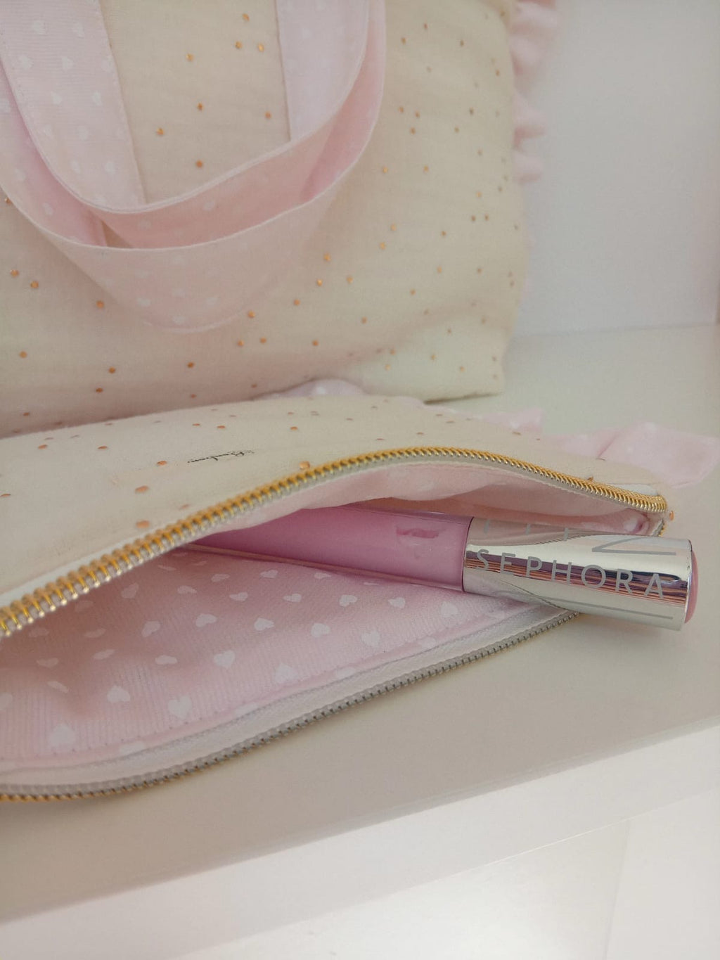 Trousse bustina "Romantic Gold"