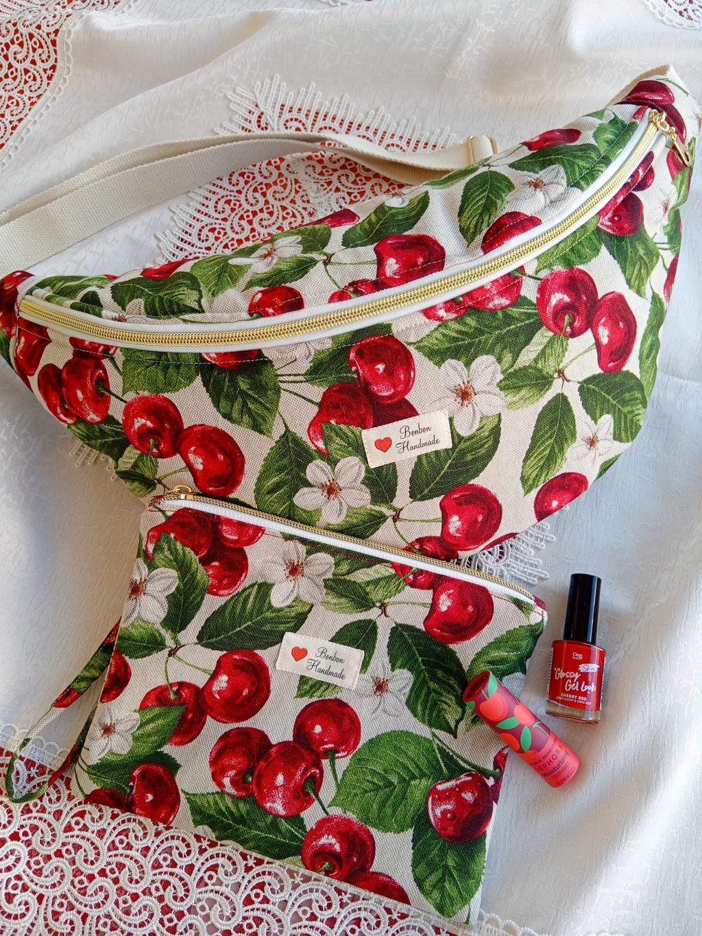 Sac banane Cherry Bloom