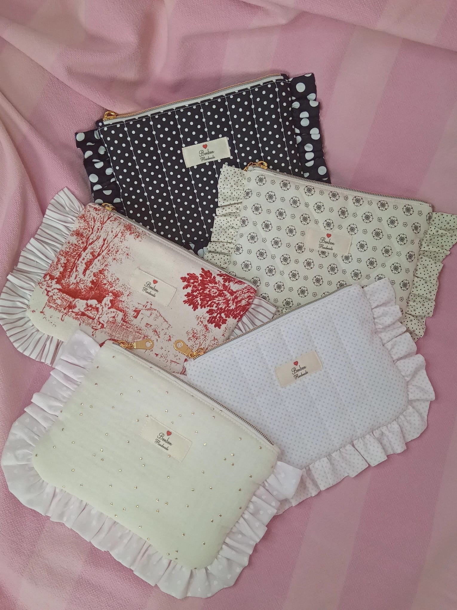 Trousse bustina "Romantic Gold"