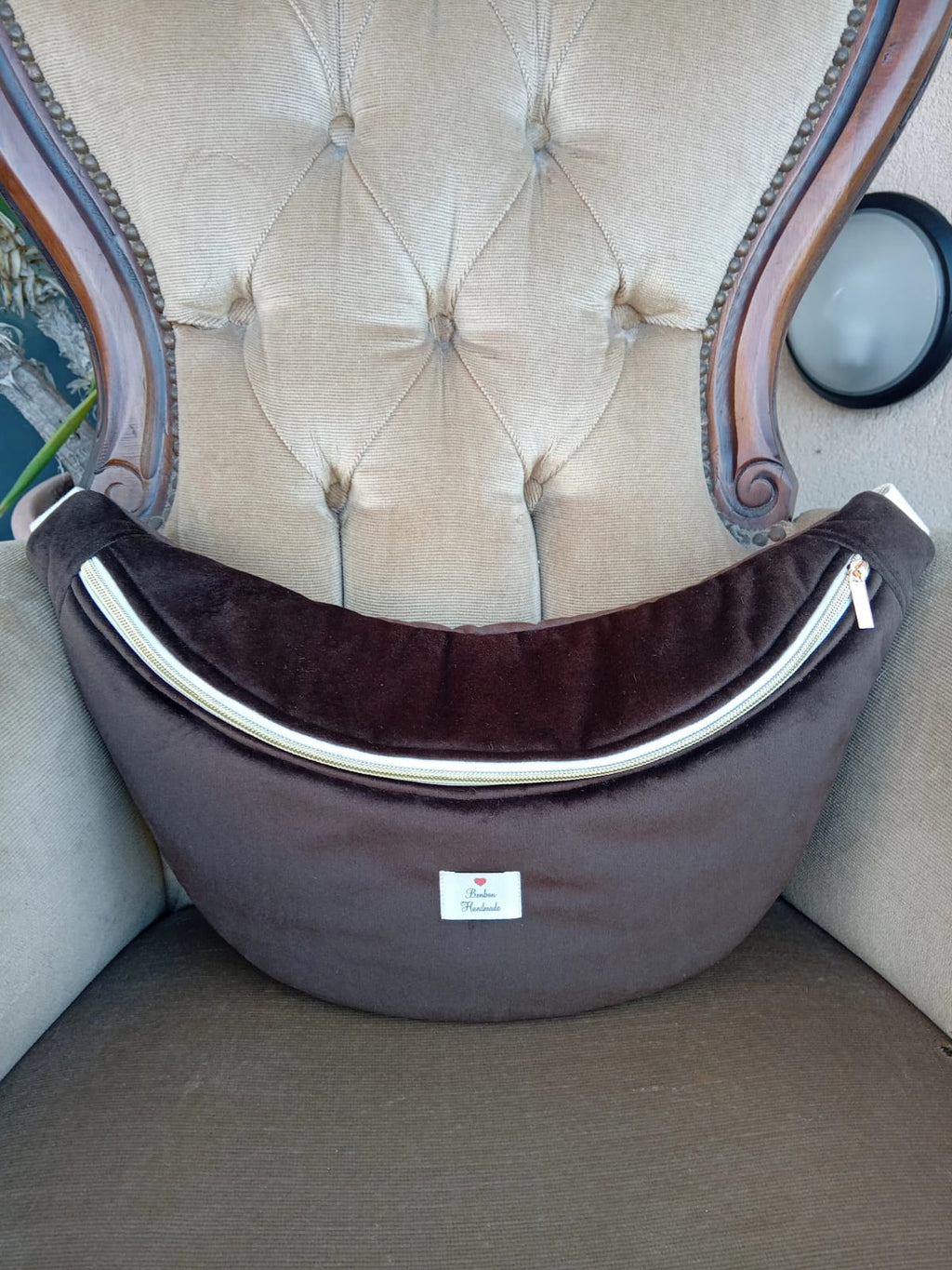 Sac Banane Velvet Chocolate