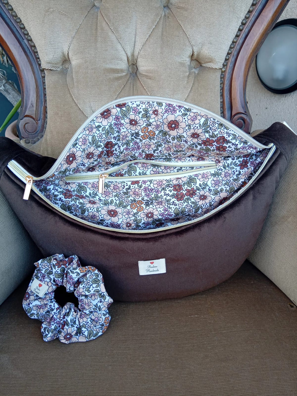 Sac Banane Velvet Chocolate