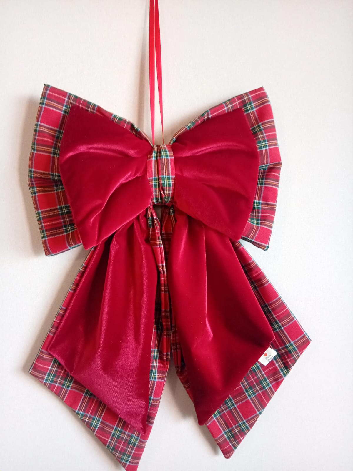 Fiocco di Natale Rosso