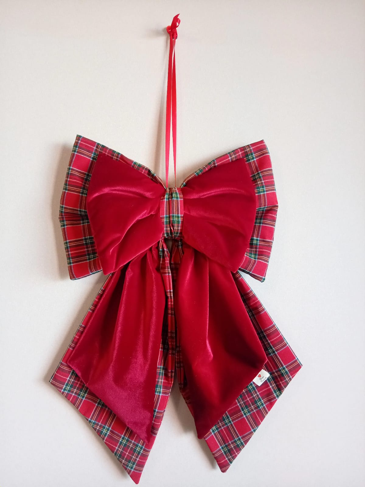 Fiocco di Natale Rosso