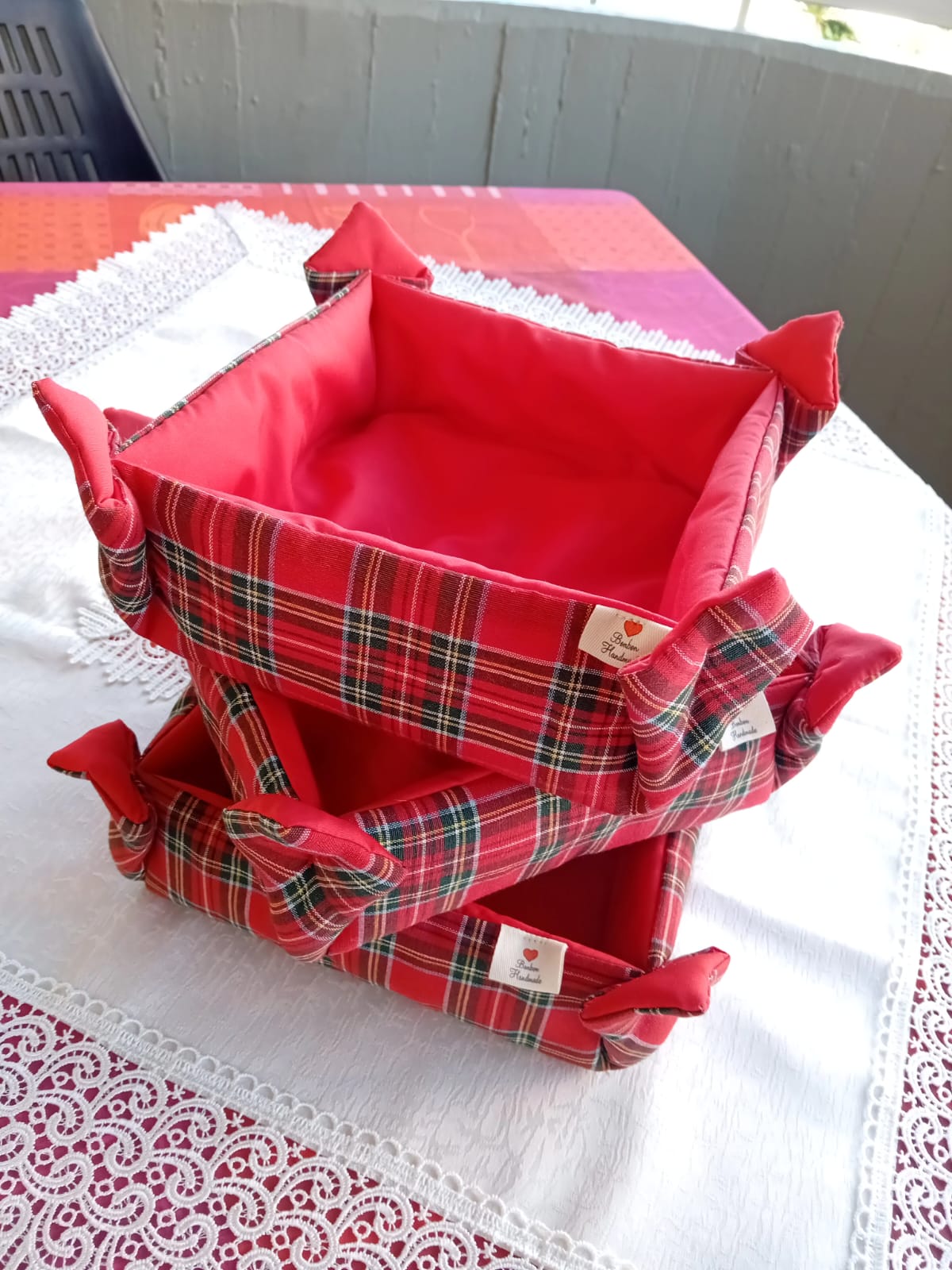 Cestino Porta Pane Natalizio