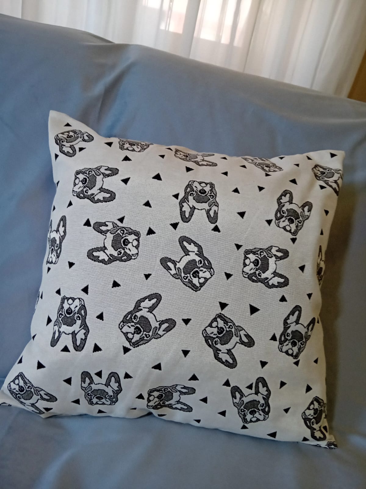 Cuscino Jacquard Bulldog