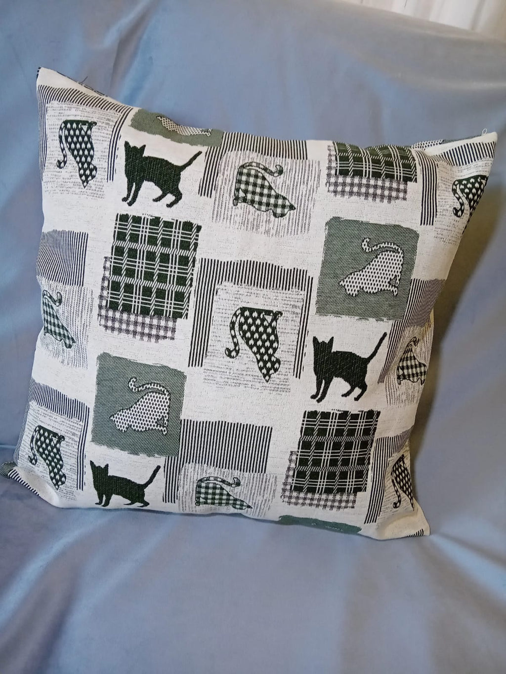 Cuscino Jacquard Gatti