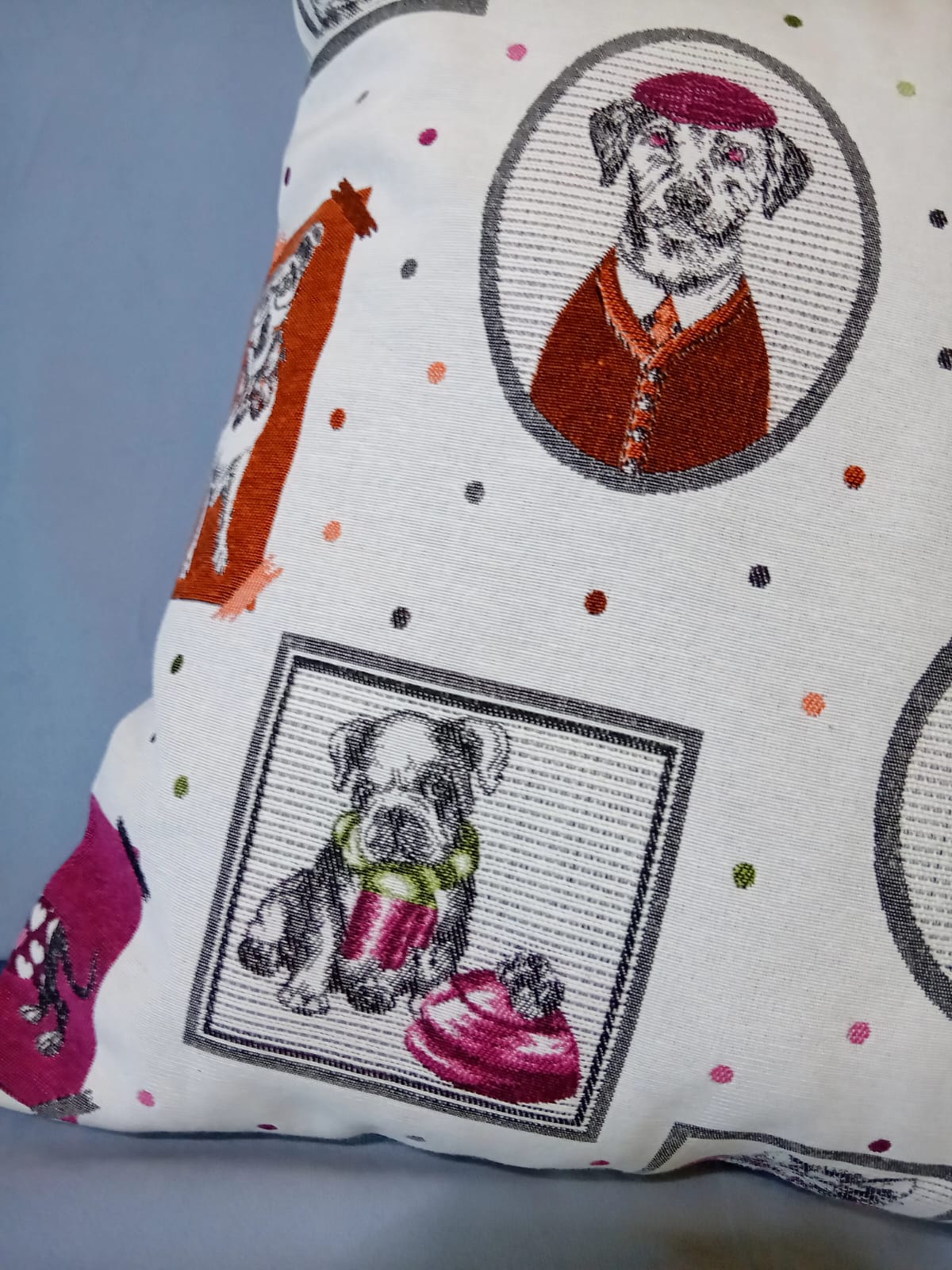 Cuscino Jacquard Cornici