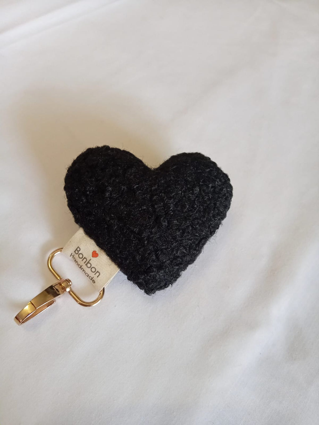 Portachiavi Teddy Bouclè Black