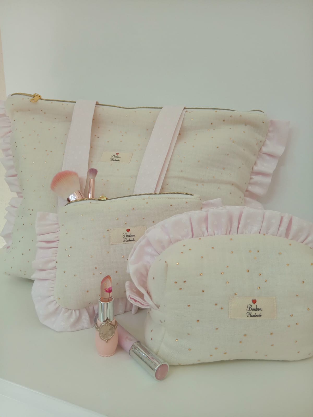 Tote bag "Romantic Gold"