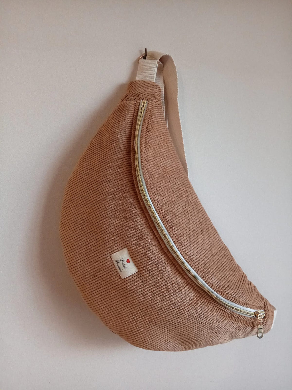 Sac banane Velvet Cammello