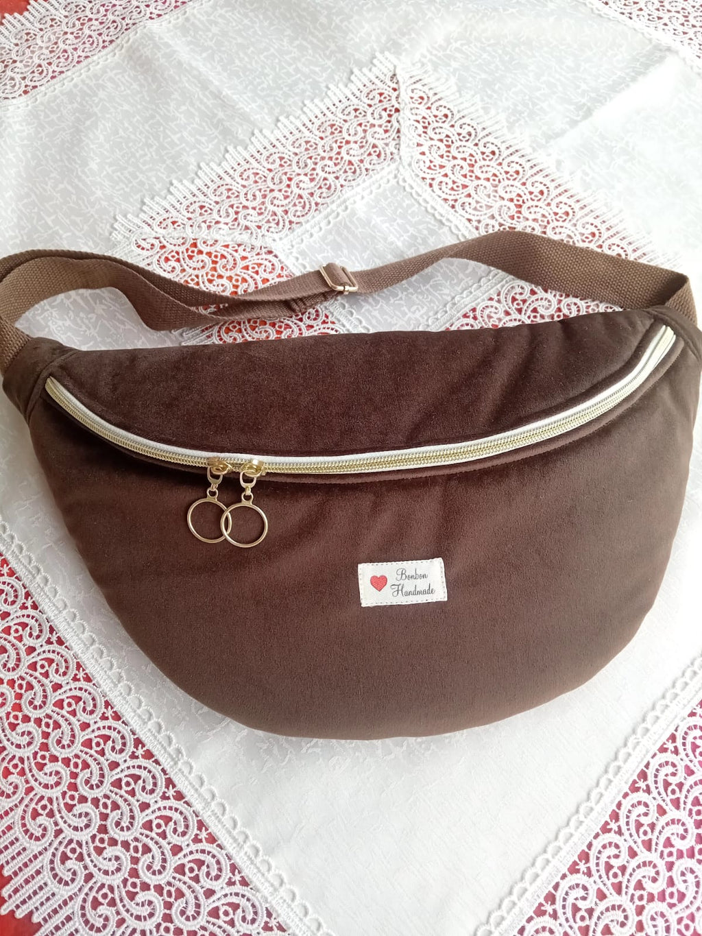 Sac Banane Velvet Chocolate