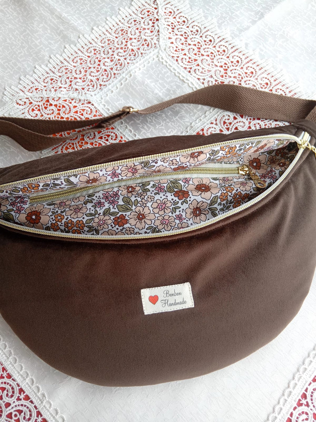 Sac Banane Velvet Chocolate