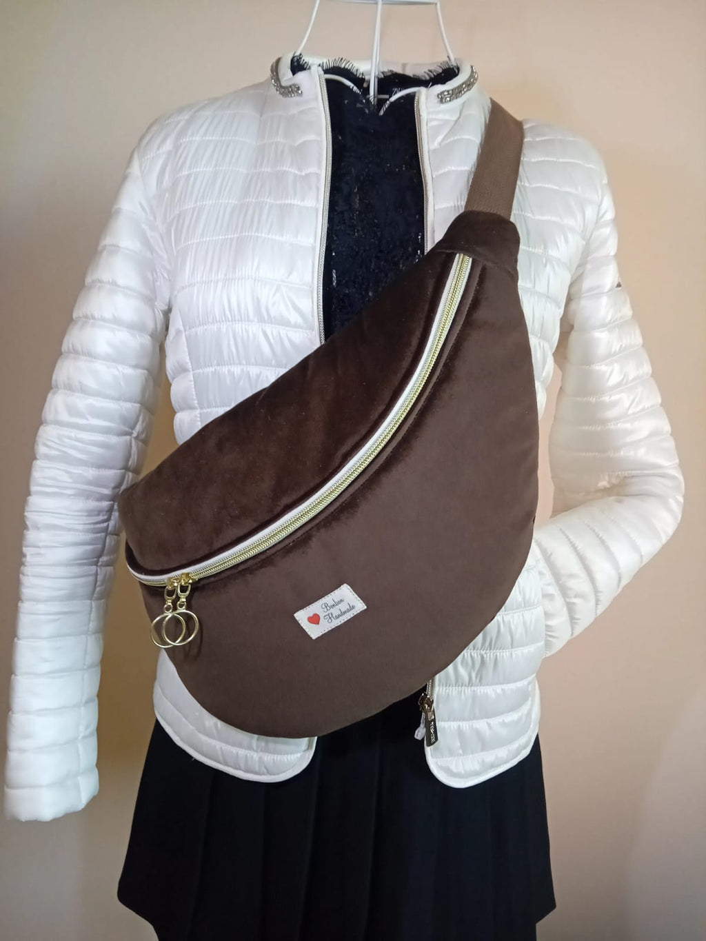 Sac Banane Velvet Chocolate