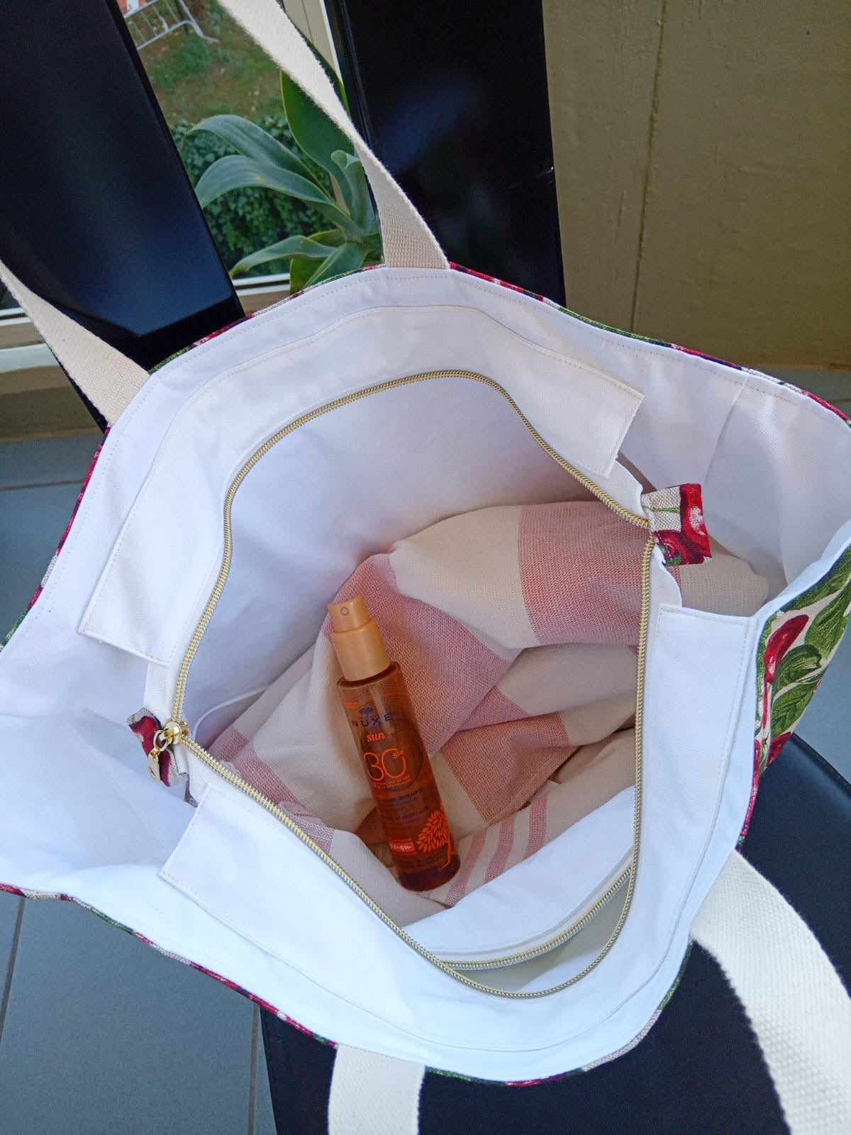 Borsa Mare Cherry Bloom