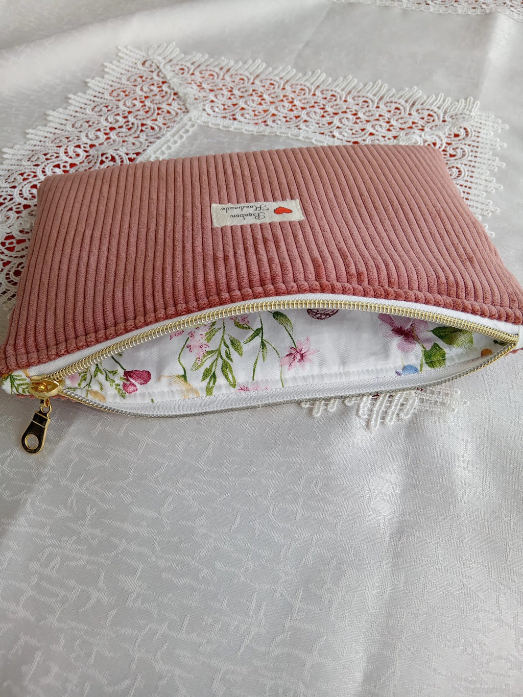 Pochette Velvet Rosa