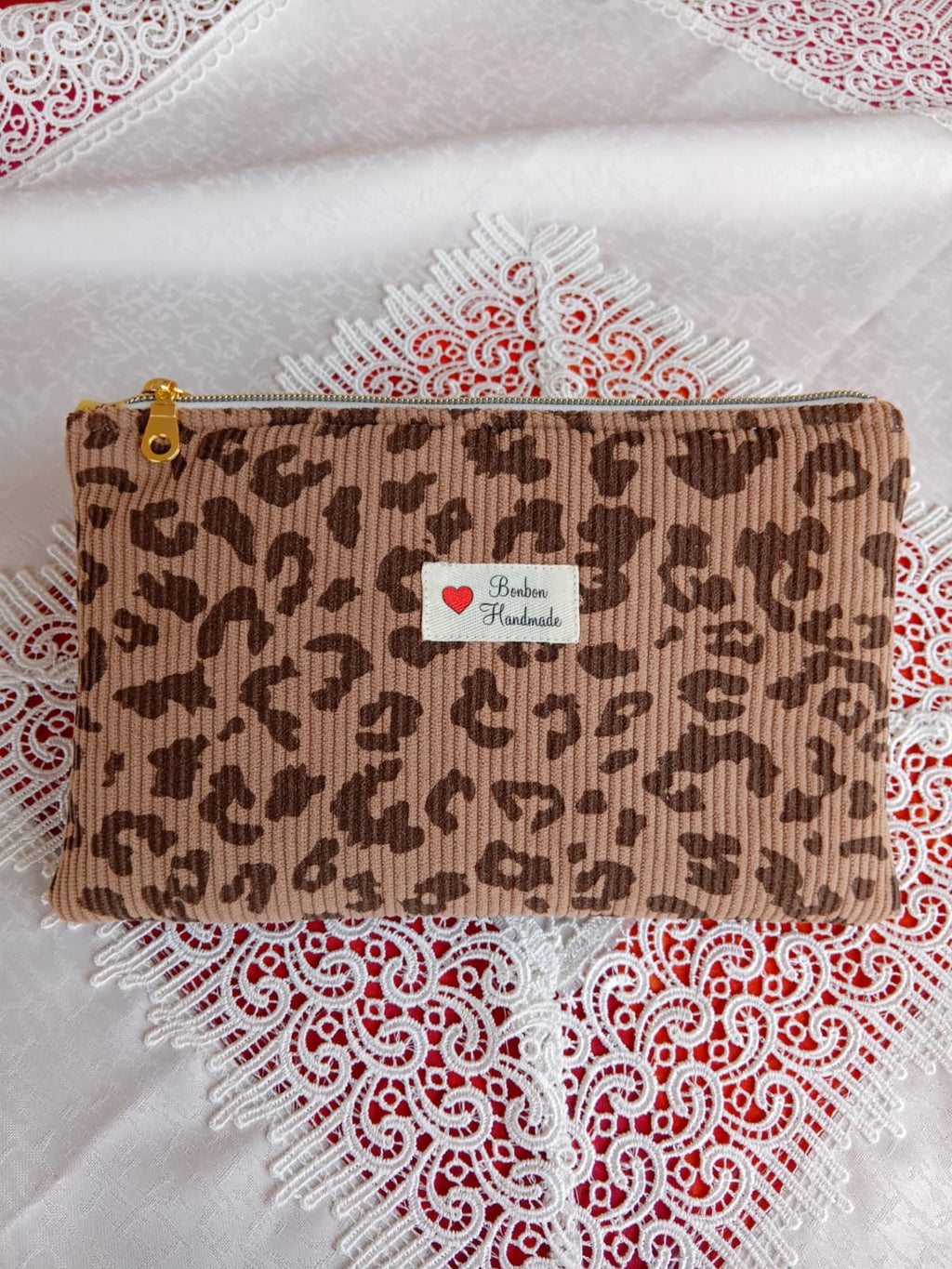 Pochette Velvet Leopard